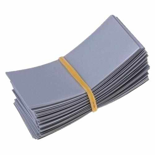 100Pcs Li-ion PVC Heat Shrink Tubing 18650 Battery Wrap Parts Drones Xpress grey 