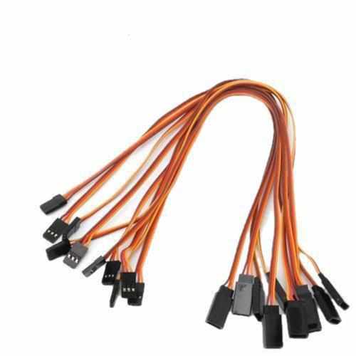 10Pcs 150 / 200 / 300 / 500mm Servo Extension Lead Wire Cable Cables Drones Xpress 300mm 