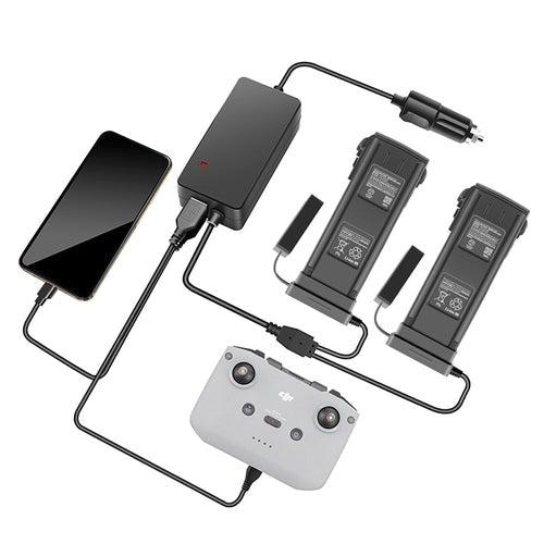 3 in 1 Car Charger for DJI Mavic 3 Drone Chargers Drones Xpress 