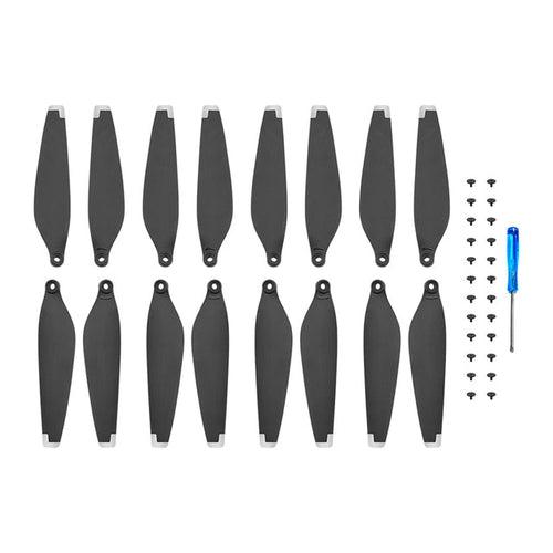 4 Pairs 6030 Propeller for DJI Mini 3 Pro Drone - Silver Edge Propellers Drones Xpress 