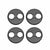 4PCS Motor Cover Cap for DJI Mavic Mini Drone Accessories Drones Xpress Black 