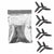 Bagged Red Edge 4 Pairs Quick Release 5328S Propellers for DJI FPV Combo Propellers Drones Xpress 