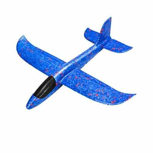Blue 48cm Foam Hand Throwing Airplane Toy Planes Drones Xpress 