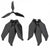 DJI Phantom 4 9455s Carbon Fiber Drone Propeller Propellers Drones Xpress 1 pair 