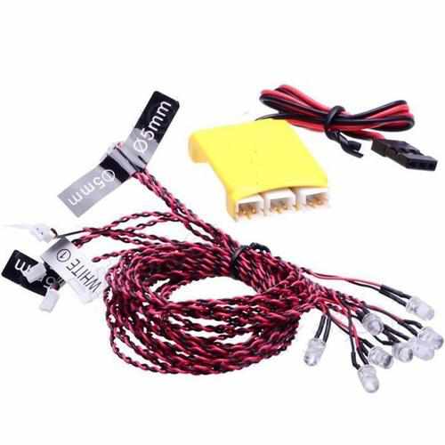 F04621 8 LED Multi-color Flashing Light System For Drone Accessories Drones Xpress 