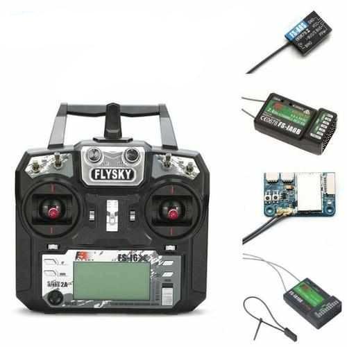 FLYSKY FS-i6X i6X 10CH 2.4GHz AFHDS 2A RC Transmitter With X6B iA6B A8S iA10B iA6 Receiver Remote Controllers Drones Xpress Mode 1 with IA6B 