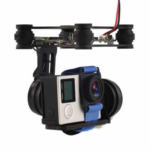 FPV 2 Axle Brushless Gimbal With Controller For Phantom GoPro 3 4 Camera Gimbals Drones Xpress Black 