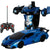 Transformation RC Car - Blue Cars Drones Xpress 