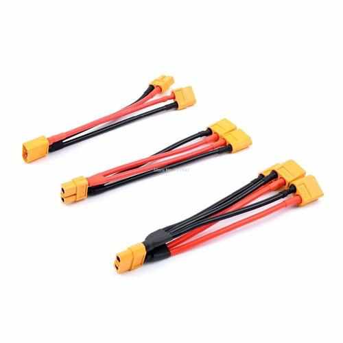 XT60 Parallel Battery Connector Cables Drones Xpress 1 male to 2 female 